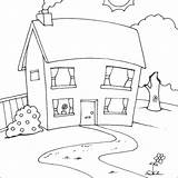 Coloring Pages House Kids Colouring Printable Color Classroom Choose Board Houses Sheets sketch template