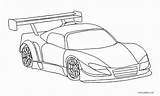 Car Coloring Pages Race Cars Kids Toddlers sketch template
