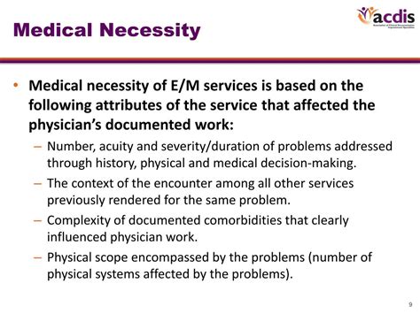 medical necessity powerpoint    id
