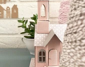 paper house craft  kids instant  template etsy