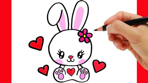 draw  cute bunny kawaii drawings youtube
