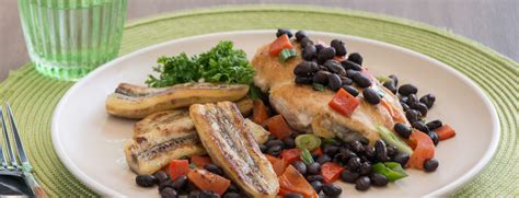 banana chicken  black beans