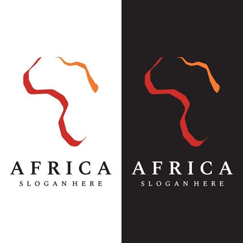 african map logo vector art icons  graphics