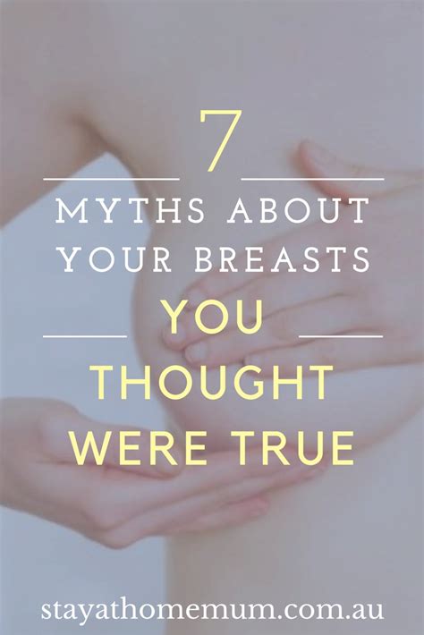 7 myths about your breasts you thought were true
