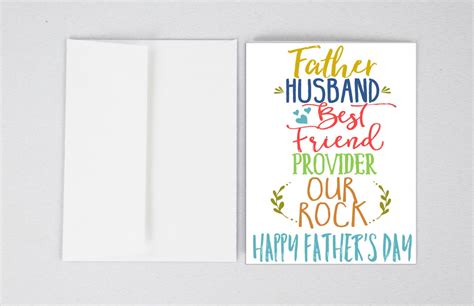 fathers day card  wife funny fathers day card  fathers day
