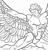 Icarus sketch template