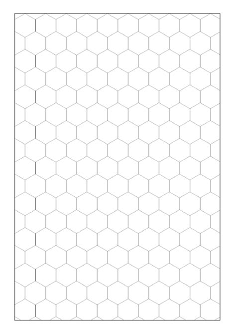 hexagon graph paper printable