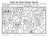 Worksheets Phonics Vowel Worksheet Vowels Language Consonant sketch template