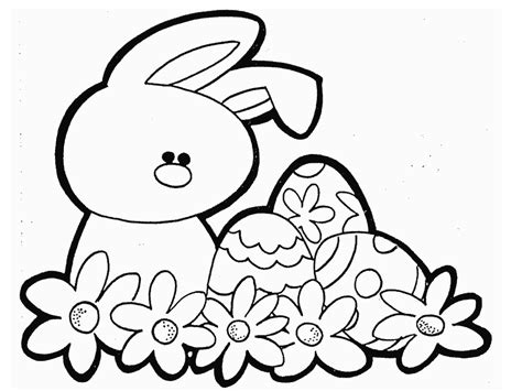 easter bunny rabbit coloring pages