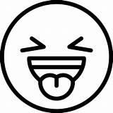 Emoji Coloring Pages Kids Laughing Tongue Emojis Sticking Emoticons Smileys Face Bestcoloringpagesforkids Smile Faces Print Icon Feelings Read Choose Board sketch template