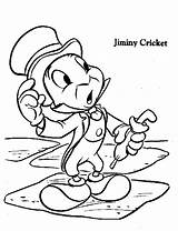 Coloring Cricket Jiminy Pinocchio Disney Pages Kids Printable Clipart Drawings Jam Space Books Animal Bug Popular Confused Cartoon Library sketch template