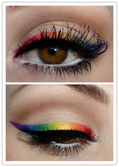 collection  colorful eyeliner makeup ideas