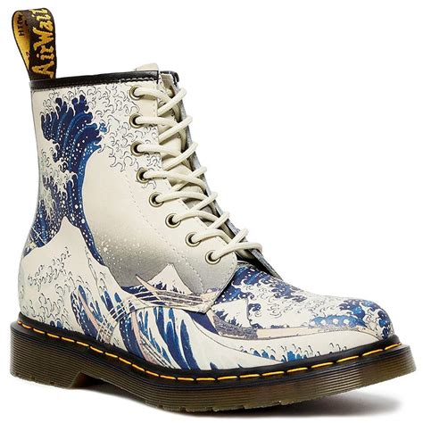 dr martens  met   great wave masterpiece leather boots