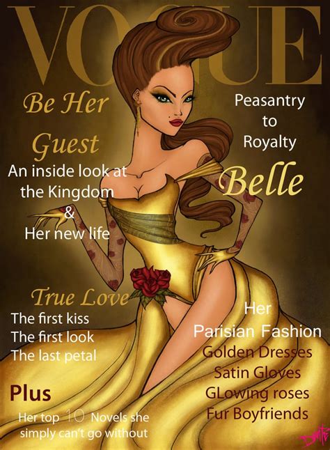 Vogue Belle Disney Princess Art Popsugar Love And Sex