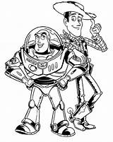 Buzz Woody Coloring Lightyear Pages Toy Story Drawing Colorare Da Disney Getcolorings Getdrawings Color sketch template