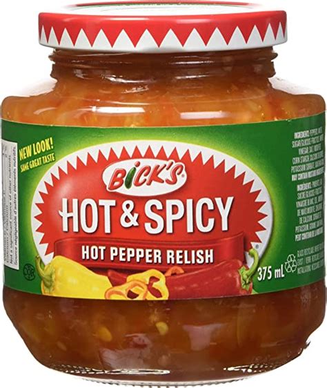 bicks hot pepper relish   amazonca grocery