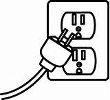 Plug Clipart Electricity Clip Electrical Cliparts Energy Power Socket Cords Outlet Plugs Receptacle Clipground Clipartpanda Source Library Light Bath Plugging sketch template