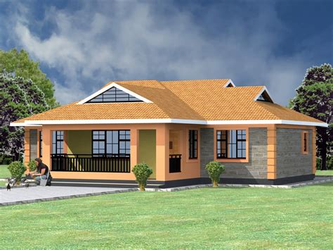 house plan inspiraton simple house plans  bedrooms  kenya