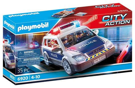 buy playmobil city action  police car  light  sound effects  children ages