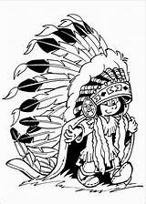 Indians Coloring Pages Print Color sketch template