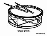 Drum Snare Drums Coloring Colormegood Music sketch template
