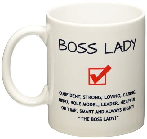 Funny Boss Lady Mug Ts Novelty Mug Cups Tea Cup Ceramic Coffee Mug