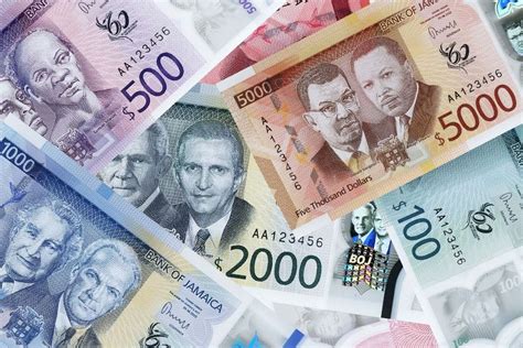 series  jamaican banknotes bank  jamaica