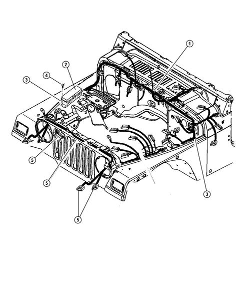 jeep wrangler wiring dash panel ag mopar parts overstock lakeland fl