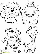 Zoo Pages Coloring Baby Animal Getcolorings Animals sketch template
