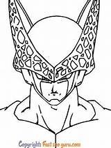 Cell Dragon Ball Pages Color Coloring Print Printable sketch template