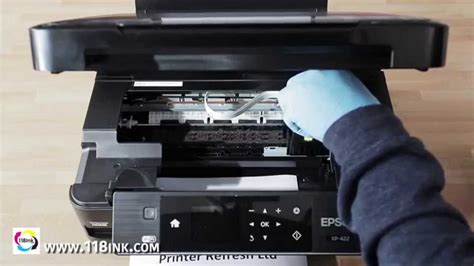 clean epson printer heads manually
