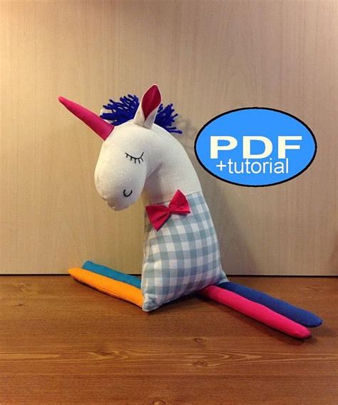 stuffed unicorn pattern tutorial  etsy unicorn pattern doll