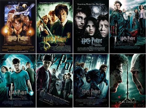 harry potter  poster collection set