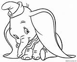 Dumbo Shy Cloring Coloriage Supercoloring Sheets Walt Ears Jumbo Elephants sketch template