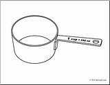 Cup Measuring Clip Cups Clipart Clipartlook sketch template