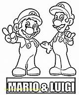 Mario Coloring Luigi Pages Super Printable Bros Kids Brothers Characters Drawing Paper Baby Print Colouring Sheets Coloring4free Christmas Door Sliding sketch template