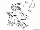 Witch Coloring Flying Pages Coloring4free Broomstick Wicked West Related Posts Getdrawings Clipartmag Drawing sketch template