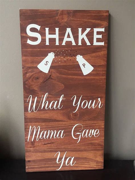 Shake What Your Mama Gave Ya Etsy Shakes Staining Wood Crafts