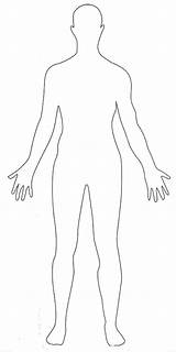 Body Outline Coloring Pages Print sketch template