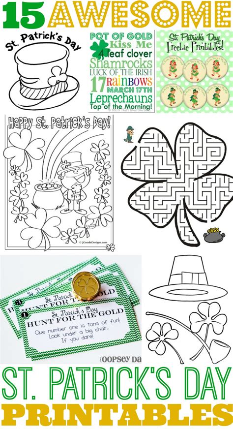 awesome st patricks day  printables  kids classy mommy