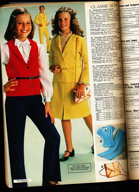 three awful teen fashion pages from the sears 1980 spring