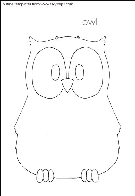 bird outline template owl owl templates owl patterns bird outline