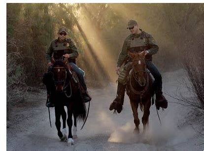mounted patrols beefed    border richard beal