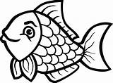 Clipart Fish Library Cliparts sketch template