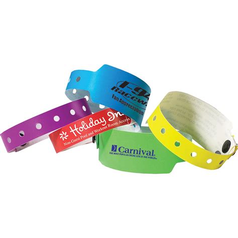 logo super plastic wristbands unisex 3 x 0 4275 x 0 75 trade