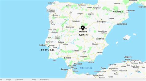 madrid spain madrid location map