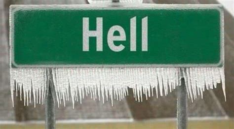 Hell Froze Over Hell Michigan Where My Cousin Grew Up Nebraska