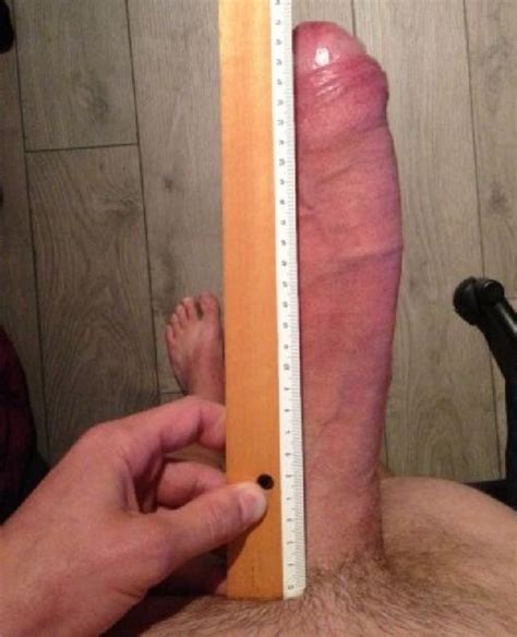 wife measuring cock