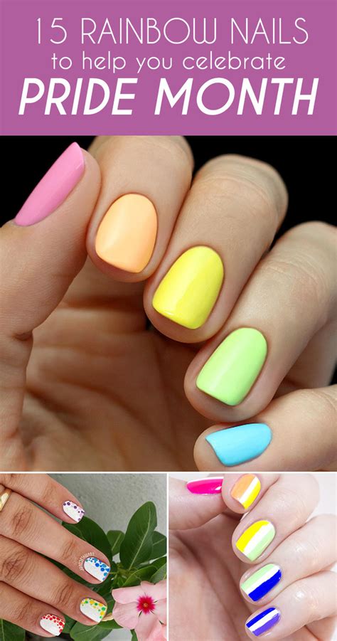 15 Amazing Rainbow Nails To Help You Celebrate Pride