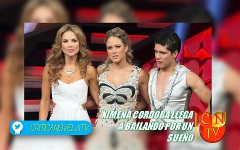 Ximena Córdoba Llega A Bailando Por Un Sueño Critica Novela Tv